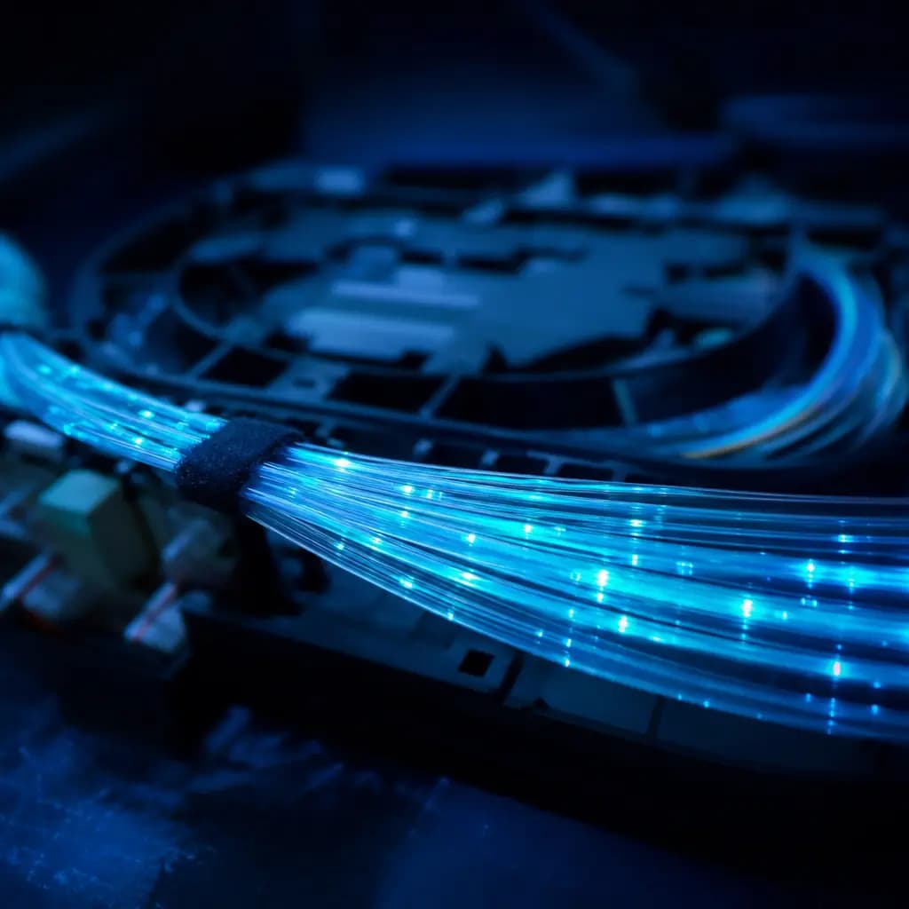 Empalme y medición de fibra óptica por técnico de RgPlus Nexa